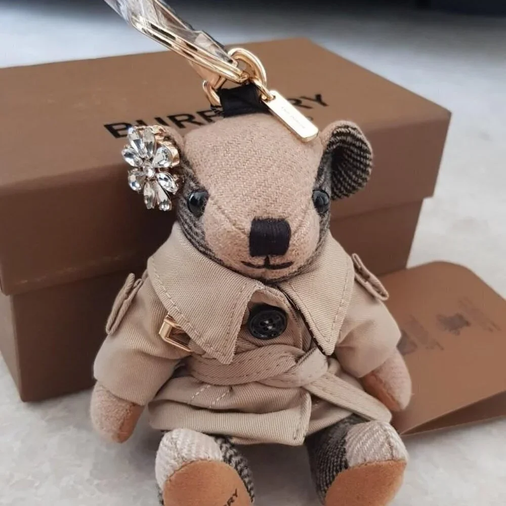 BURBERRY Bear 🐻 keychain purse charm - Picture 1 of 8